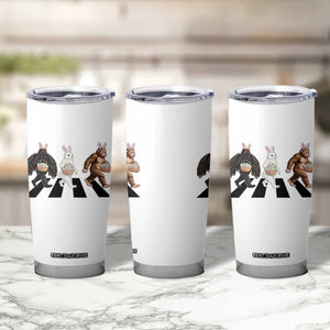 Funny Easter Bunny Bigfoot Mothman Tumbler Cup Cryptid Lover Gift TS12 Print Your Wear