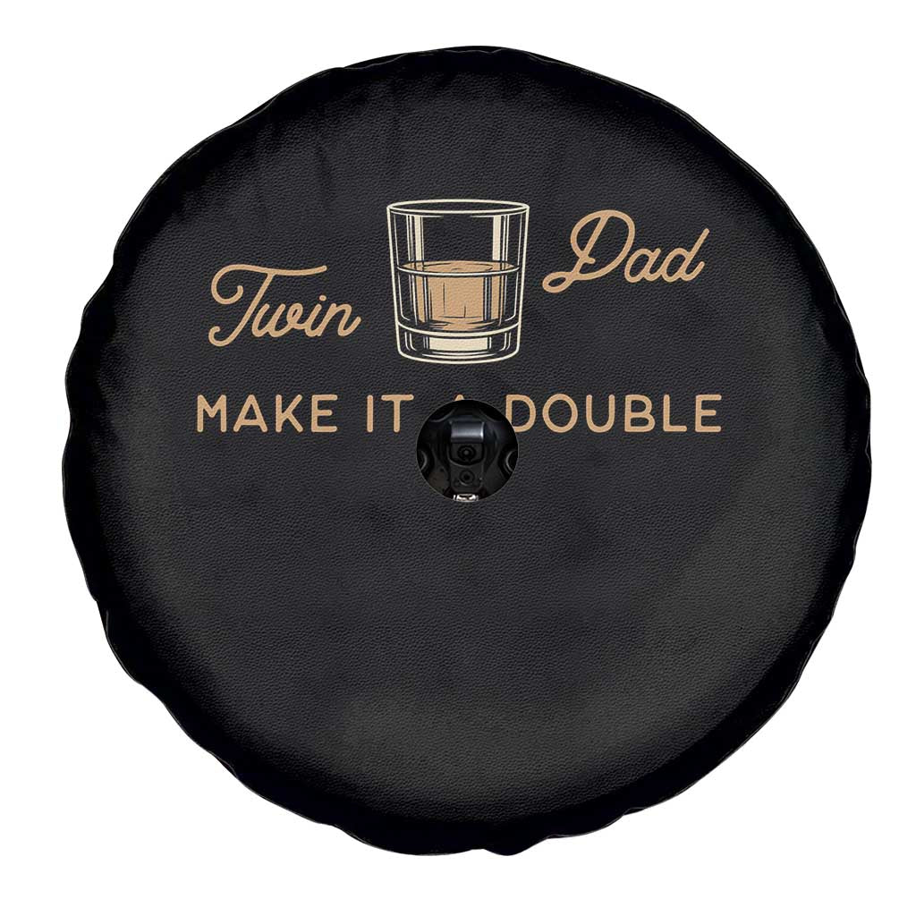 Make It A Double Twin Dad Spare Tire Cover Expecting Fathers Day Gift TS12 Print Your Wear