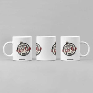 Funny Skeleton Twin Dad Make It A Double Coffee Mug Expecting Fathers Day Gift TS12 Print Your Wear