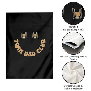 Twin Dad Club Garden Flag Funny Father Of Twins Fathers Day Gift TS12 Print Your Wear