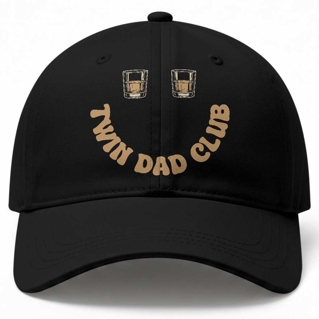 Twin Dad Club Baseball Cap Funny Father Of Twins Fathers Day Gift TS12 Print Your Wear