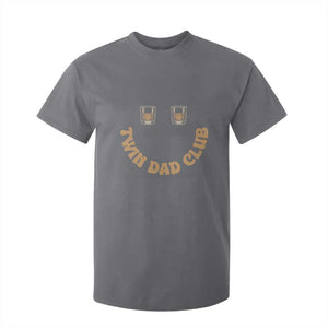 Twin Dad Club T Shirt For Kid Funny Father Of Twins Fathers Day Gift TS12 Charcoal Print Your Wear