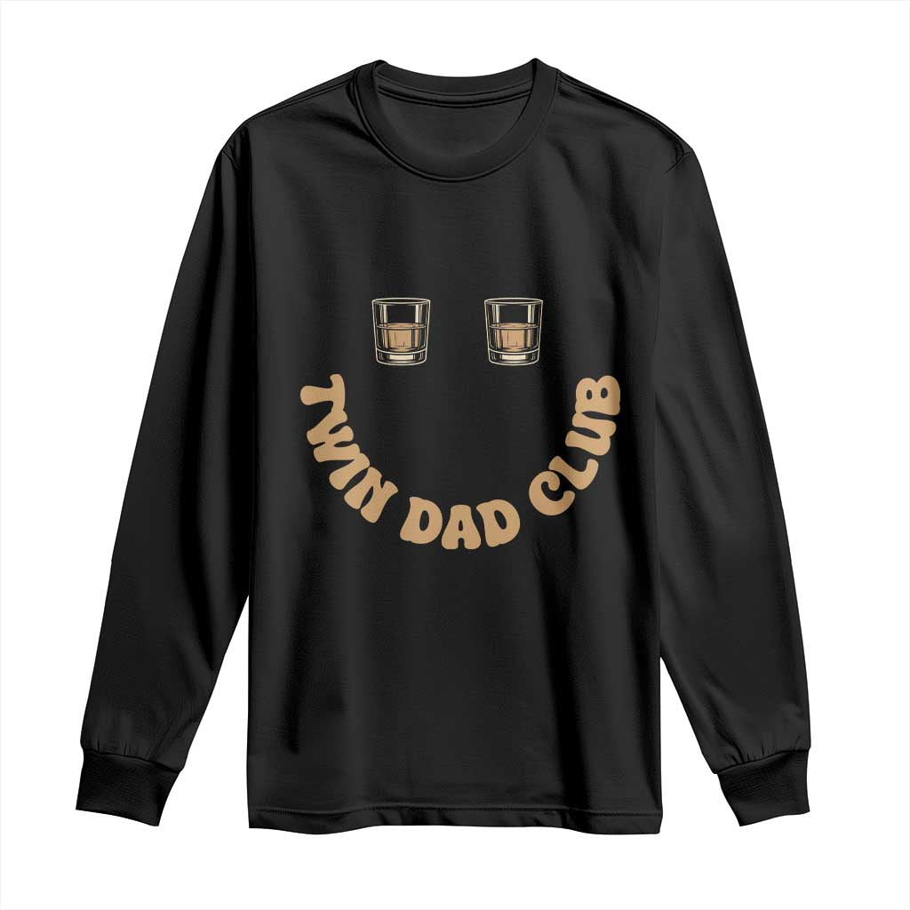 Twin Dad Club Long Sleeve Shirt Funny Father Of Twins Fathers Day Gift