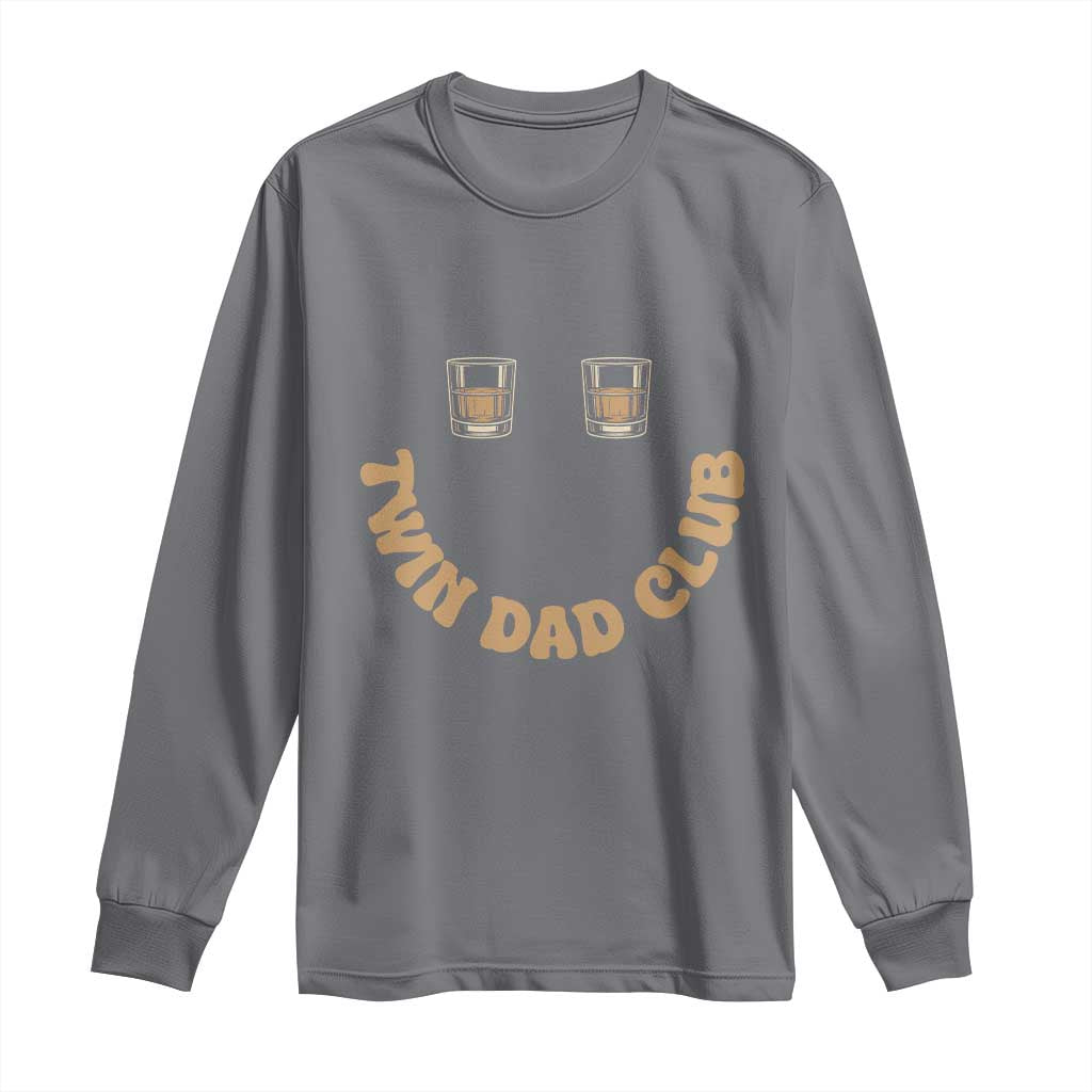 Twin Dad Club Long Sleeve Shirt Funny Father Of Twins Fathers Day Gift