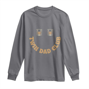Twin Dad Club Long Sleeve Shirt Funny Father Of Twins Fathers Day Gift