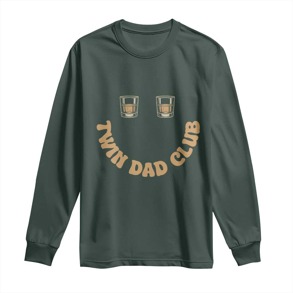 Twin Dad Club Long Sleeve Shirt Funny Father Of Twins Fathers Day Gift