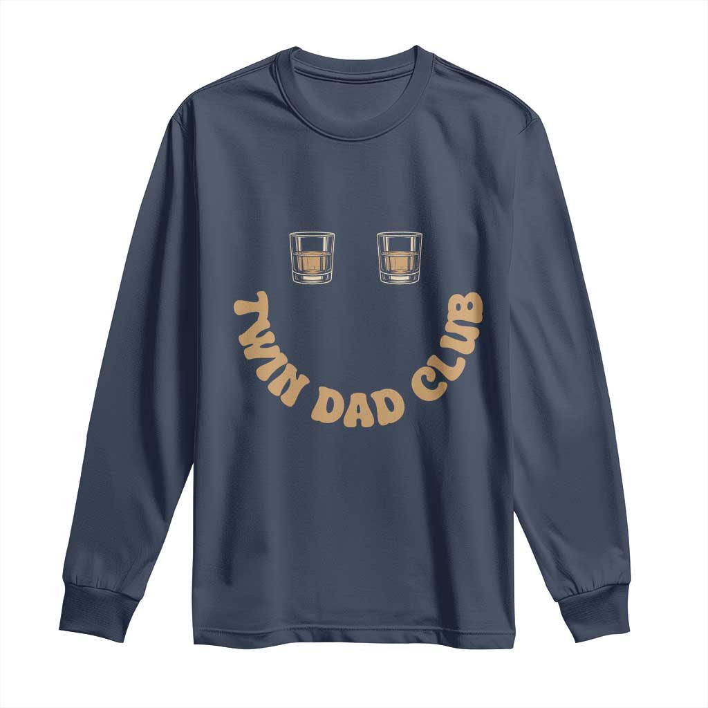Twin Dad Club Long Sleeve Shirt Funny Father Of Twins Fathers Day Gift
