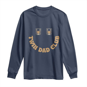 Twin Dad Club Long Sleeve Shirt Funny Father Of Twins Fathers Day Gift