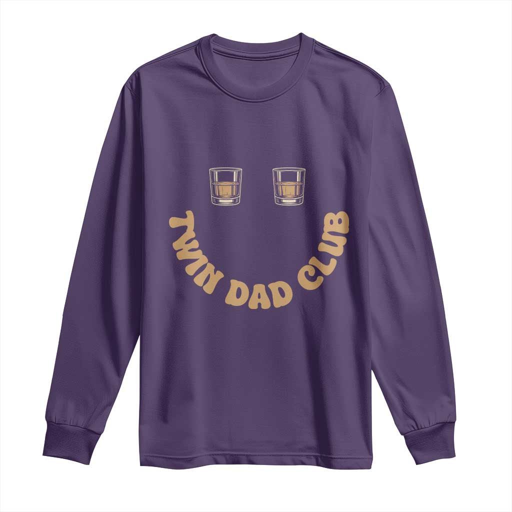 Twin Dad Club Long Sleeve Shirt Funny Father Of Twins Fathers Day Gift