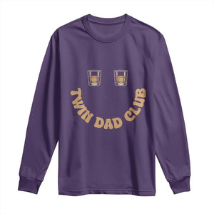 Twin Dad Club Long Sleeve Shirt Funny Father Of Twins Fathers Day Gift