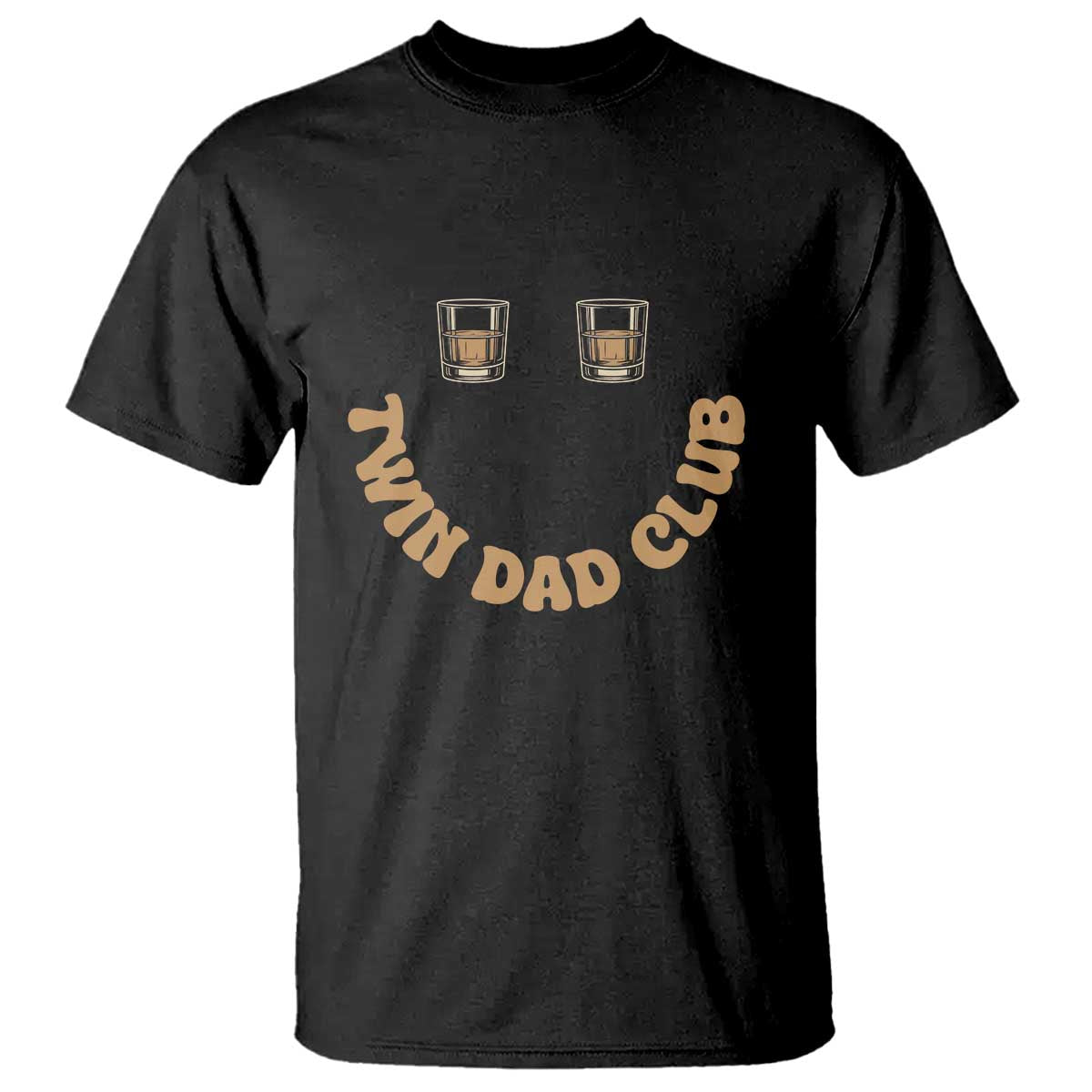 Twin Dad Club T Shirt Funny Father Of Twins Fathers Day Gift TS12 Black Print Your Wear
