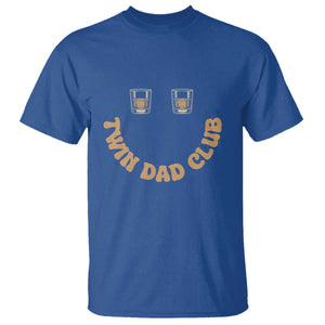 Twin Dad Club T Shirt Funny Father Of Twins Fathers Day Gift TS12 Royal Blue Print Your Wear