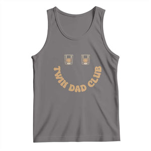 Twin Dad Club Tank Top Funny Father Of Twins Fathers Day Gift TS12 Deep Heather Print Your Wear