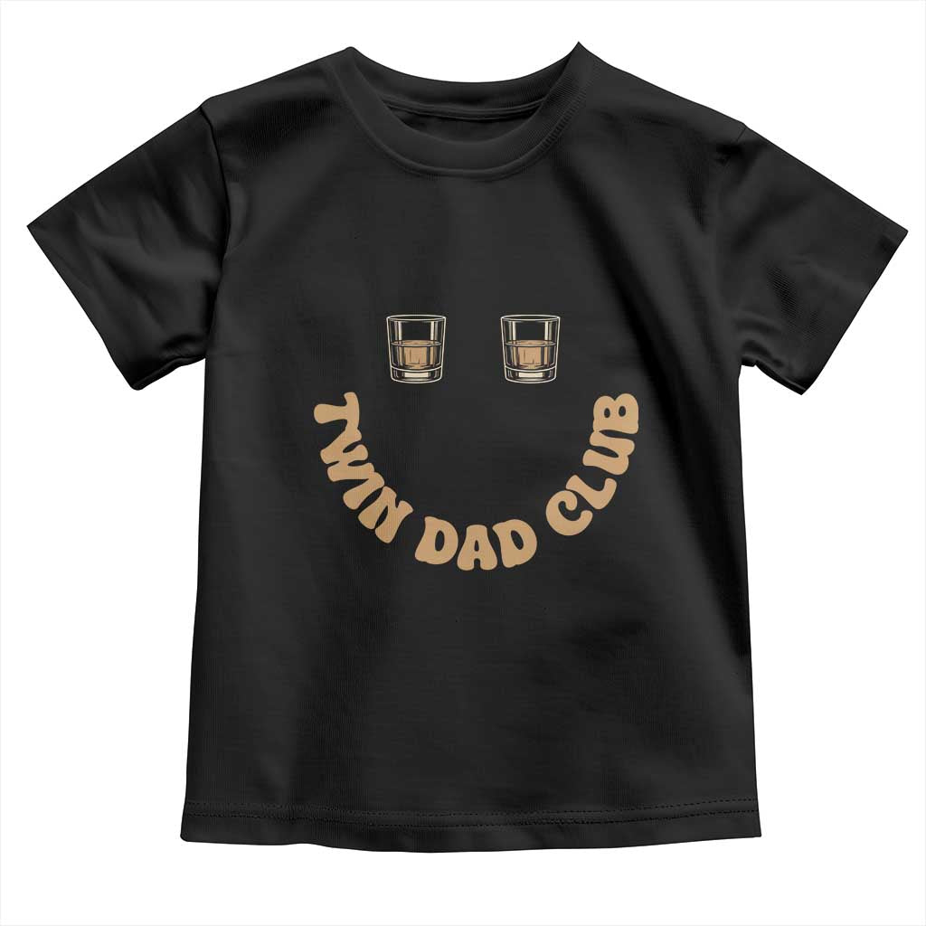 Twin Dad Club Toddler T Shirt Funny Father Of Twins Fathers Day Gift TS12 Black Print Your Wear