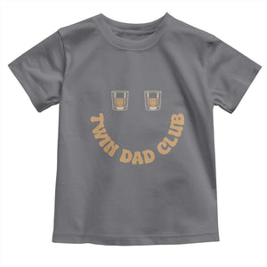 Twin Dad Club Toddler T Shirt Funny Father Of Twins Fathers Day Gift TS12 Charcoal Print Your Wear