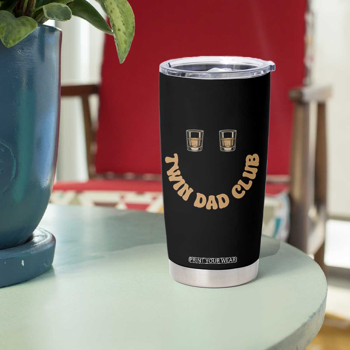 Twin Dad Club Tumbler Cup Funny Father Of Twins Fathers Day Gift TS12 Print Your Wear