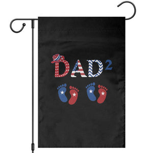 Patriotic Twin Dad American Flag Garden Flag Father Of Twins USA Gift TS12 Black Print Your Wear