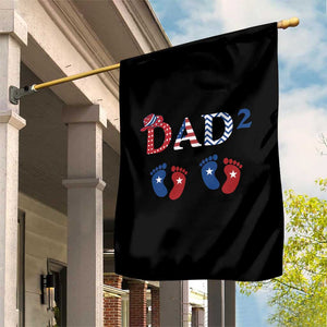 Patriotic Twin Dad American Flag Garden Flag Father Of Twins USA Gift TS12 Print Your Wear