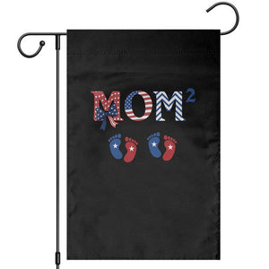 Patriotic Twin Mom Announcement American Flag Gift Garden Flag TS12 Black Print Your Wear