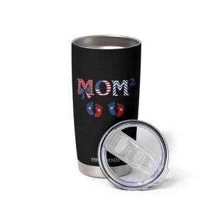 Patriotic Twin Mom Announcement American Flag Gift Tumbler Cup TS12 Print Your Wear