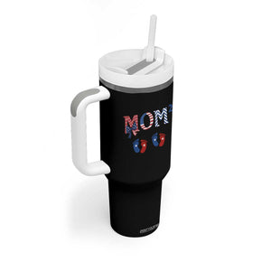 Patriotic Twin Mom Announcement American Flag Gift Tumbler With Handle TS12 Print Your Wear