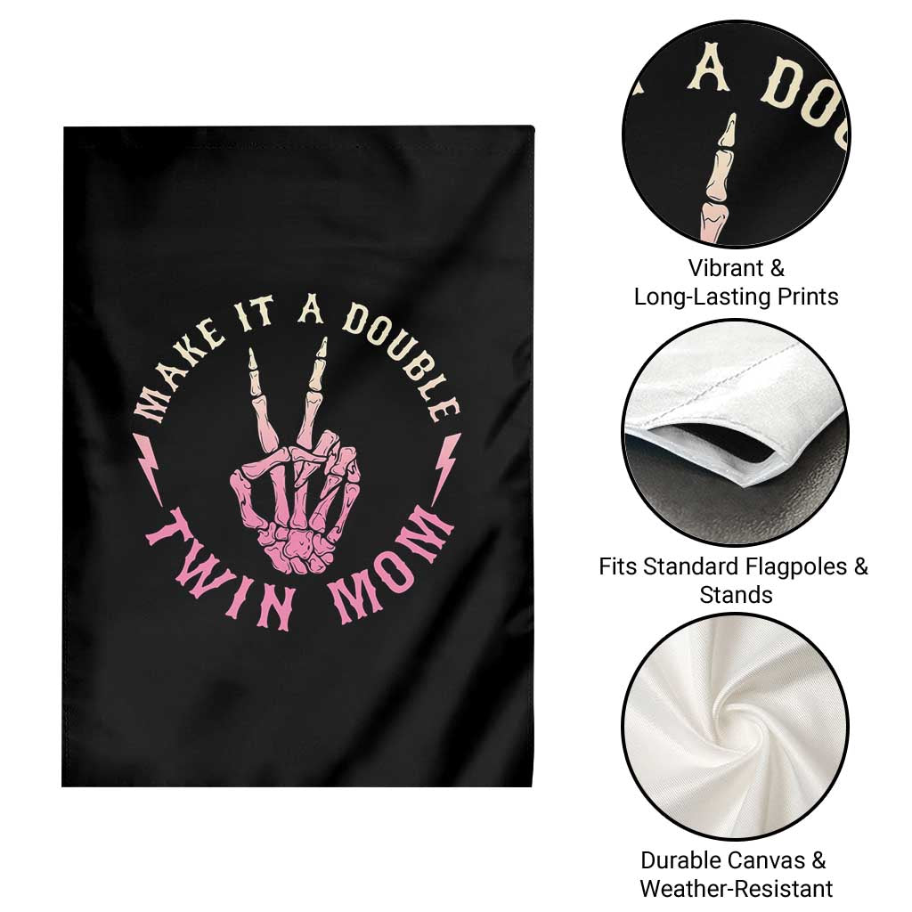 Twin Mom Garden Flag Make It A Double Expecting Twins Mothers Day TS12 Print Your Wear