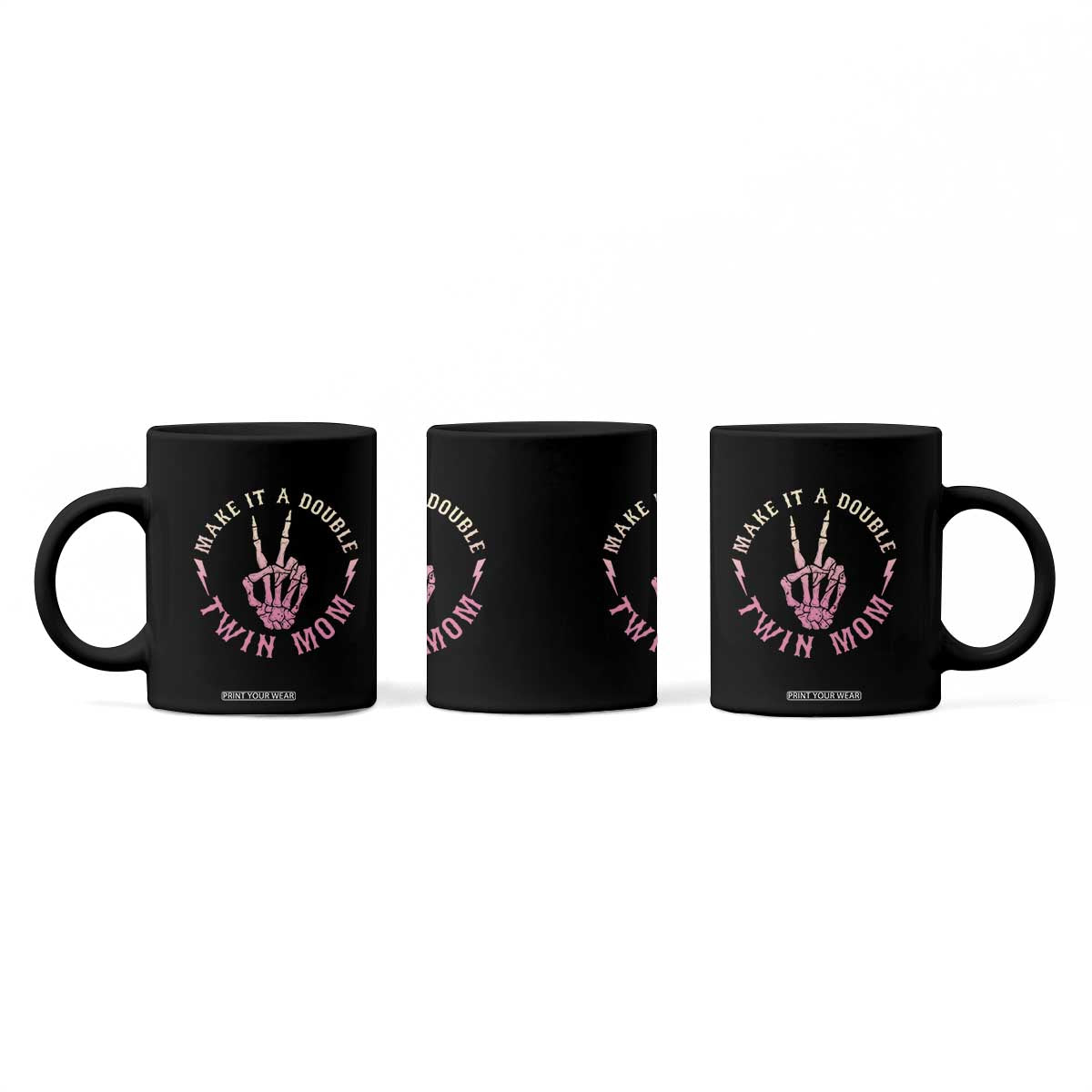 Twin Mom Coffee Mug Make It A Double Expecting Twins Mothers Day TS12 Print Your Wear
