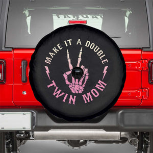 Twin Mom Spare Tire Cover Make It A Double Expecting Twins Mothers Day TS12 Black Print Your Wear