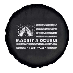 Twin Mom Spare Tire Cover Make It A Double Patriotic USA Flag Gift