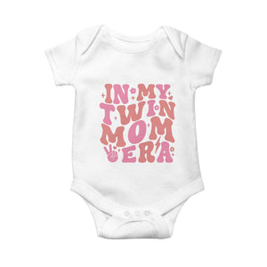 In My Twin Mom Era Baby Onesie Funny Mama Twin Pregnancy Announcement TS12 White Print Your Wear