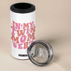 In My Twin Mom Era 4 in 1 Can Cooler Tumbler Funny Mama Twin Pregnancy Announcement TS12 Print Your Wear