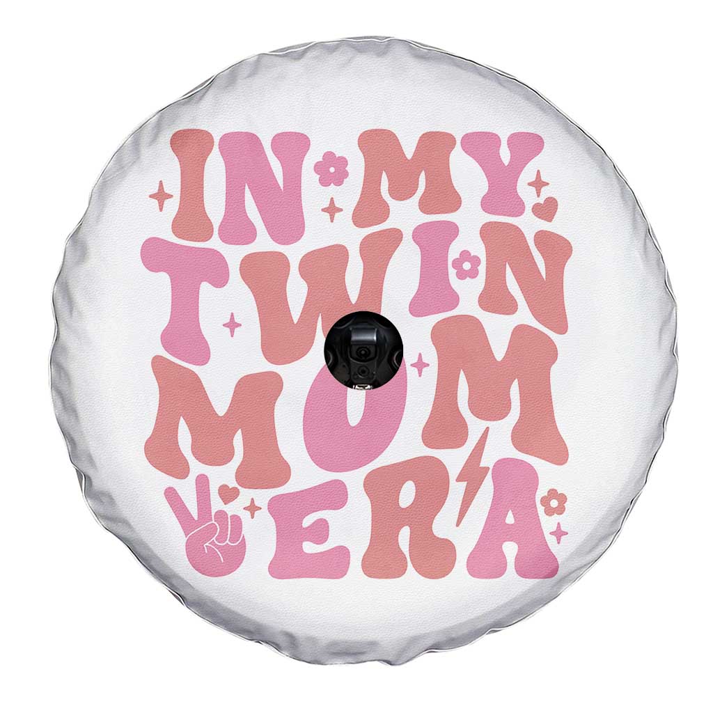 In My Twin Mom Era Spare Tire Cover Funny Mama Twin Pregnancy Announcement TS12 Print Your Wear