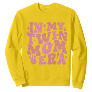 In My Twin Mom Era Sweatshirt Funny Mama Twin Pregnancy Announcement TS12 Daisy Print Your Wear