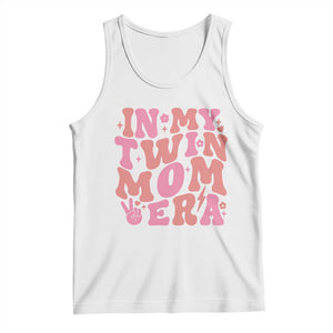 In My Twin Mom Era Tank Top Funny Mama Twin Pregnancy Announcement TS12 White Print Your Wear