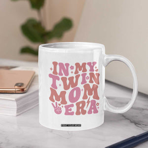 In My Twin Mom Era Coffee Mug Funny Mama Twin Pregnancy Announcement TS12 Print Your Wear