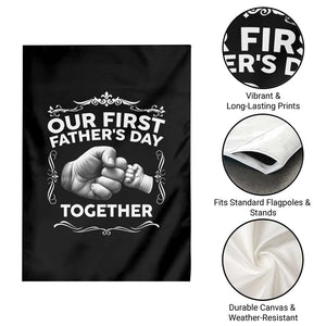 Proud New Dad Garden Flag Our First Fathers Day Together Gift TS12 Print Your Wear