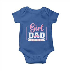 Girl Dad Est 2026 Baby Onesie Proud New Dad Gift TS12 Royal Blue Print Your Wear