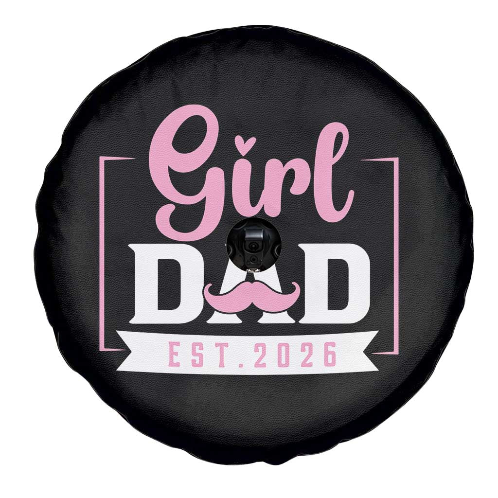Girl Dad Est 2026 Spare Tire Cover Proud New Dad Gift TS12 Print Your Wear