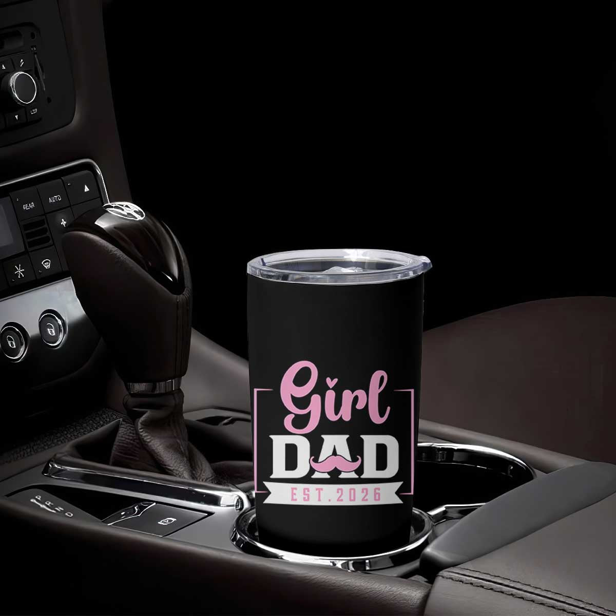 Girl Dad Est 2026 Tumbler Cup Proud New Dad Gift TS12 Print Your Wear