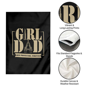Girl Dad Her Protector Forever Garden Flag New Dad Fathers Day Gift TS12 Print Your Wear