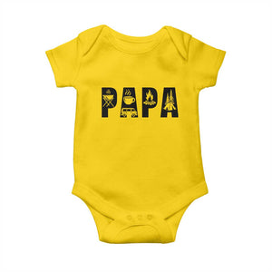 Camping Papa Baby Onesie Camper Dad Fathers Day Gift TS12 Daisy Print Your Wear