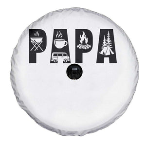 Camping Papa Spare Tire Cover Camper Dad Fathers Day Gift TS12 Print Your Wear
