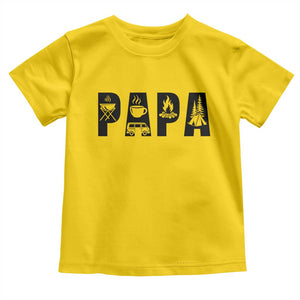 Camping Papa Toddler T Shirt Camper Dad Fathers Day Gift TS12 Daisy Print Your Wear