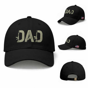 Gun Lover Dad Baseball Cap Funny Hunter Dad Fathers Day Gift TS12 Baseball Cap Universal Fit Black Print Your Wear
