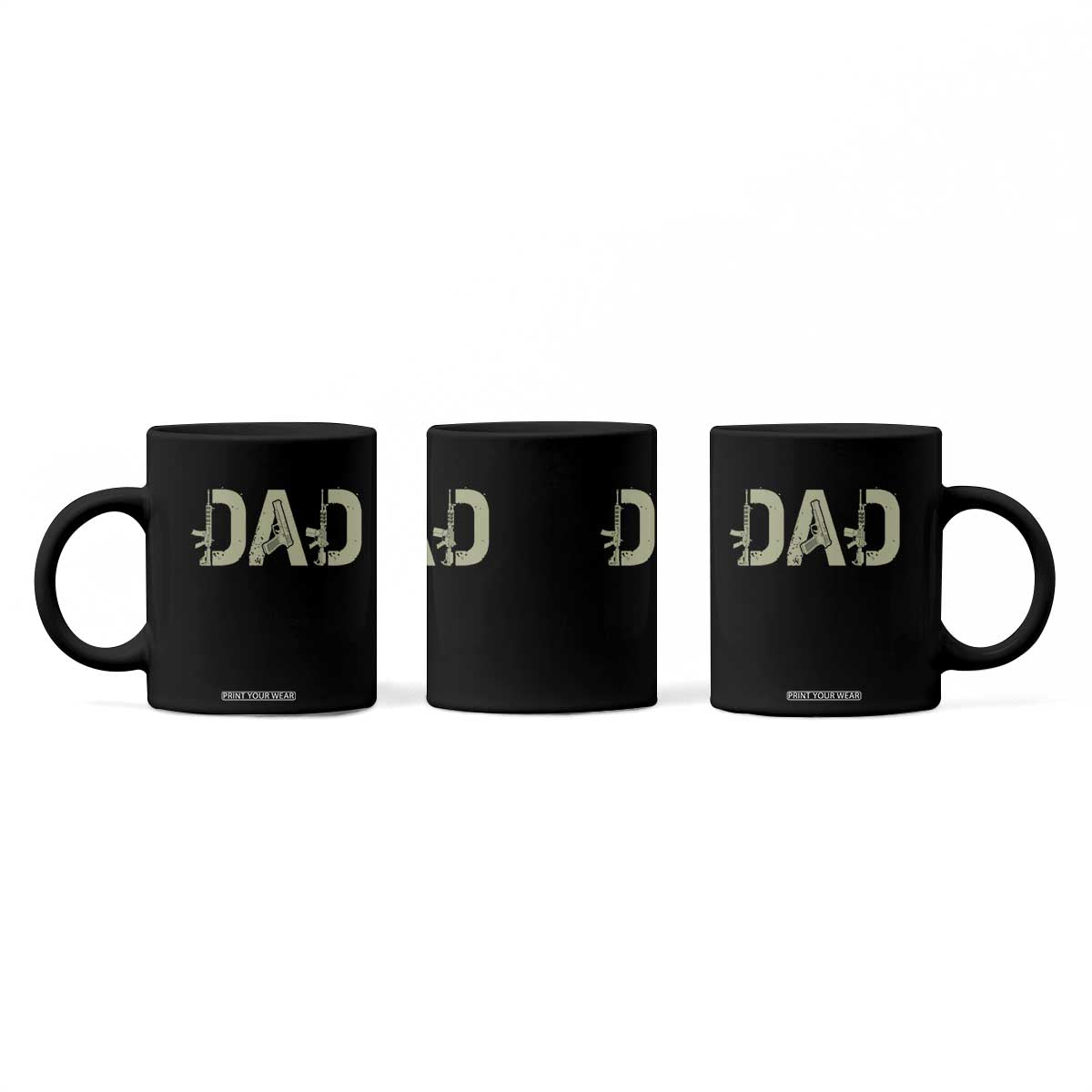 Gun Lover Dad Coffee Mug Funny Hunter Dad Fathers Day Gift TS12 Print Your Wear