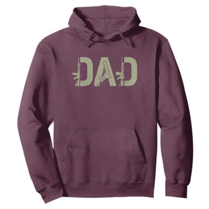 Gun Lover Dad Hoodie Funny Hunter Dad Fathers Day Gift TS12 Maroon Print Your Wear
