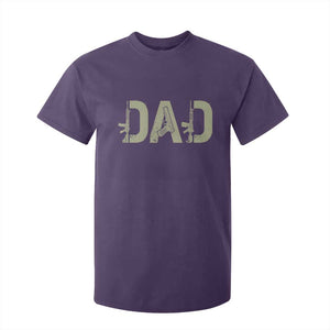 Gun Lover Dad T Shirt For Kid Funny Hunter Dad Fathers Day Gift TS12 Purple Print Your Wear
