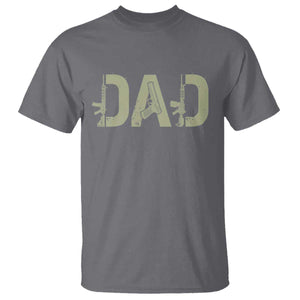 Gun Lover Dad T Shirt Funny Hunter Dad Fathers Day Gift TS12 Charcoal Print Your Wear