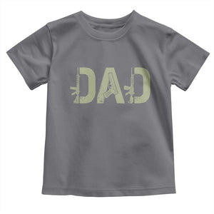 Gun Lover Dad Toddler T Shirt Funny Hunter Dad Fathers Day Gift