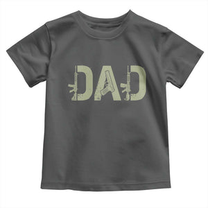 Gun Lover Dad Toddler T Shirt Funny Hunter Dad Fathers Day Gift